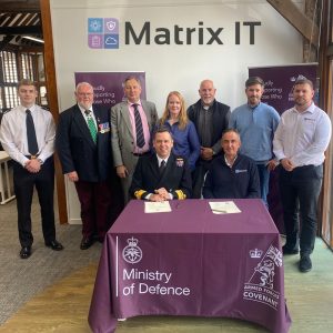 Matrix IT Armed Forces Covenant signing
